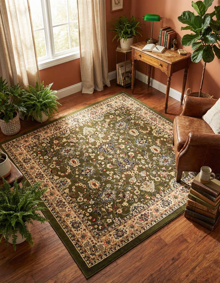 Detail image of 7' 10 x 7' 10 Yasmin Square Rug