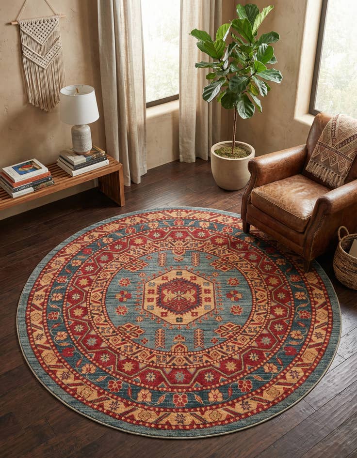 Detail image of 6' x 6' Sara Round Rug