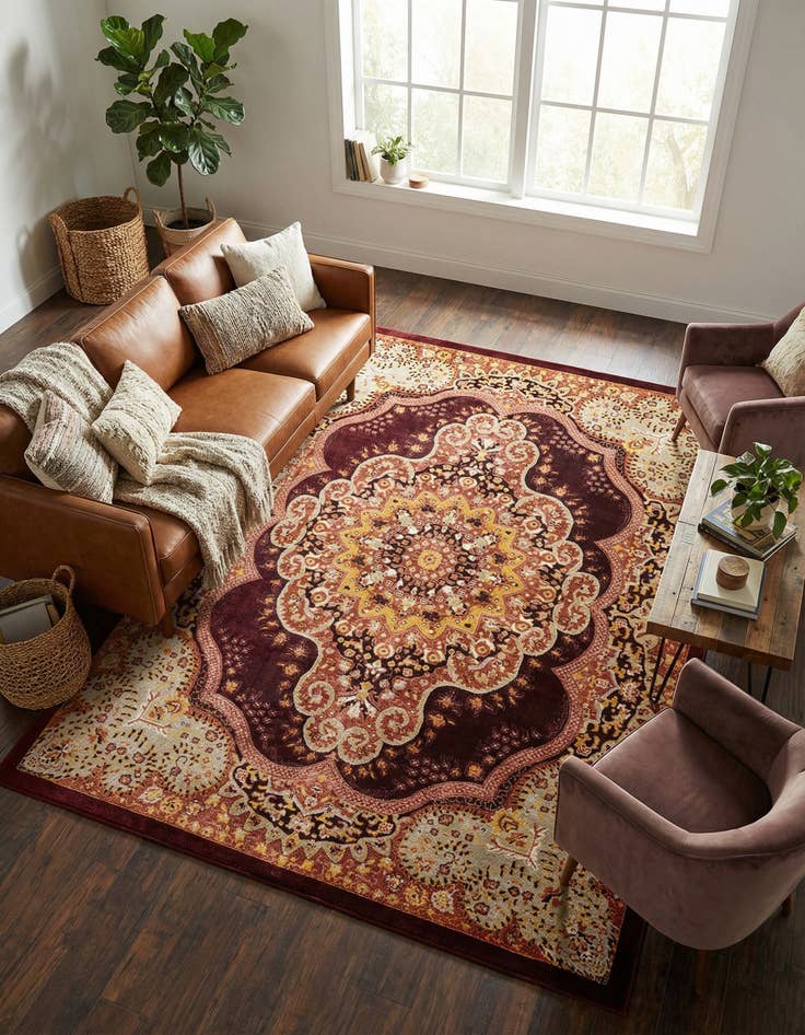 Detail image of 7' 10 x 10' Kamala Washable Rug