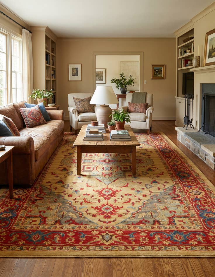 Detail image of 10' 8 x 16' 5 Serapi Rug