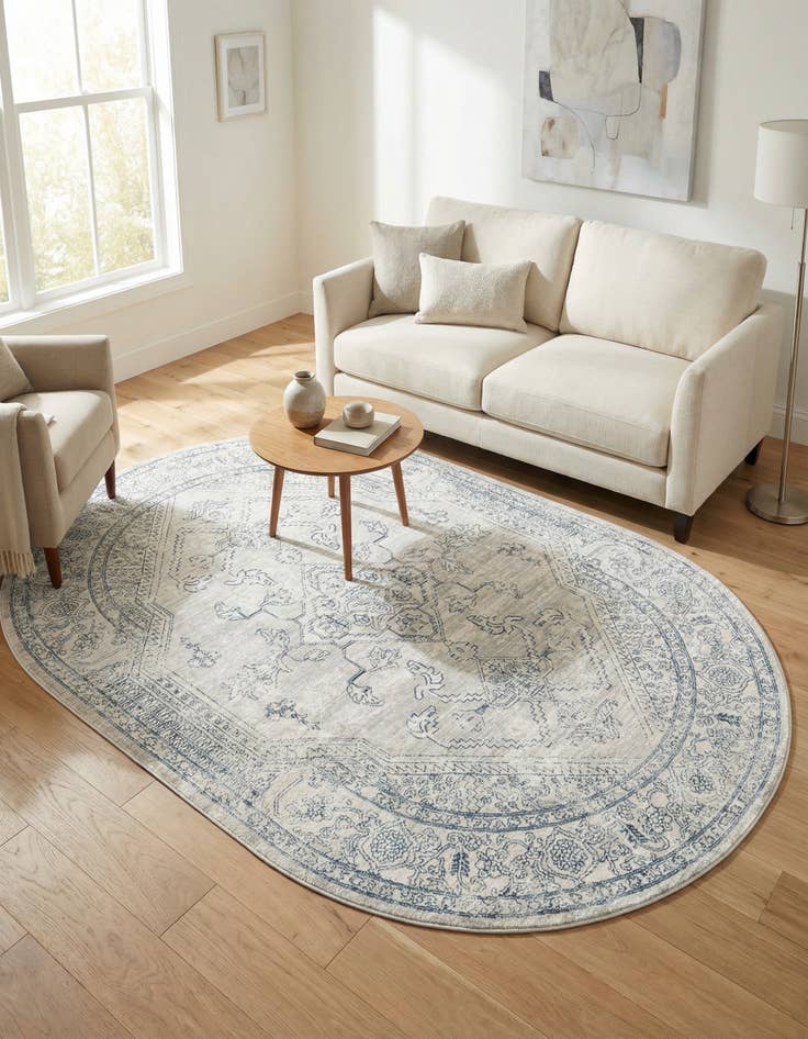 Detail image of 5' 3 x 8' Newport Oval Rug