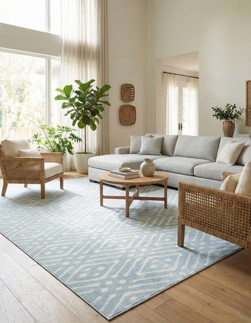 9' x 12' 2 Easy-Clean Sabrina Soto Ella Indoor / Outdoor Rug