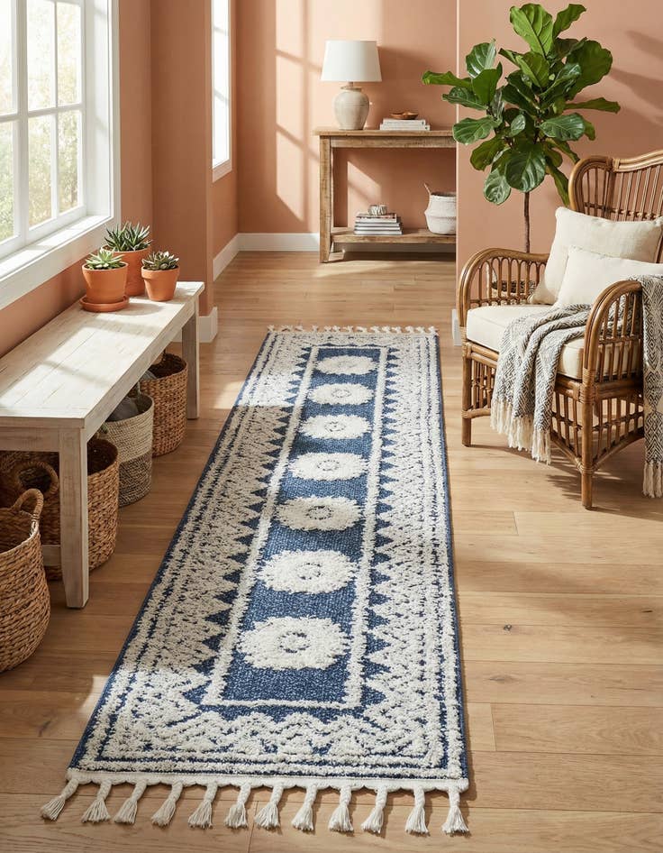 Detail image of 2' x 8' Boho Runner Rug