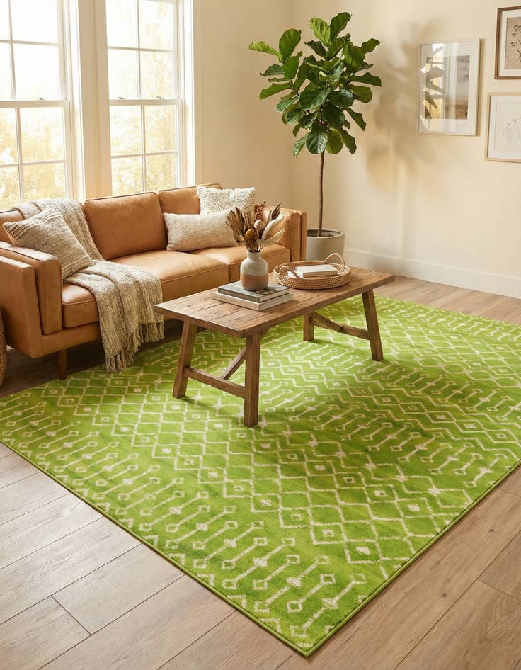 Detail image of 7' x 10' Kasbah Trellis Rug