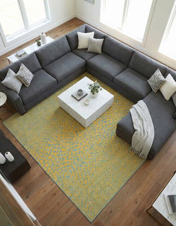 10' 8 x 10' 8 Easy-Clean Jill Zarin Cape Town Indoor / Outdoor Square Rug