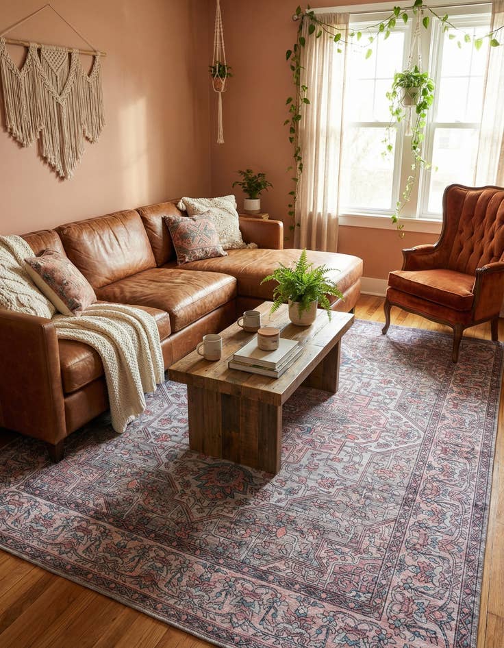 Detail image of 10' 6 x 13'  Washable Mangata Rug