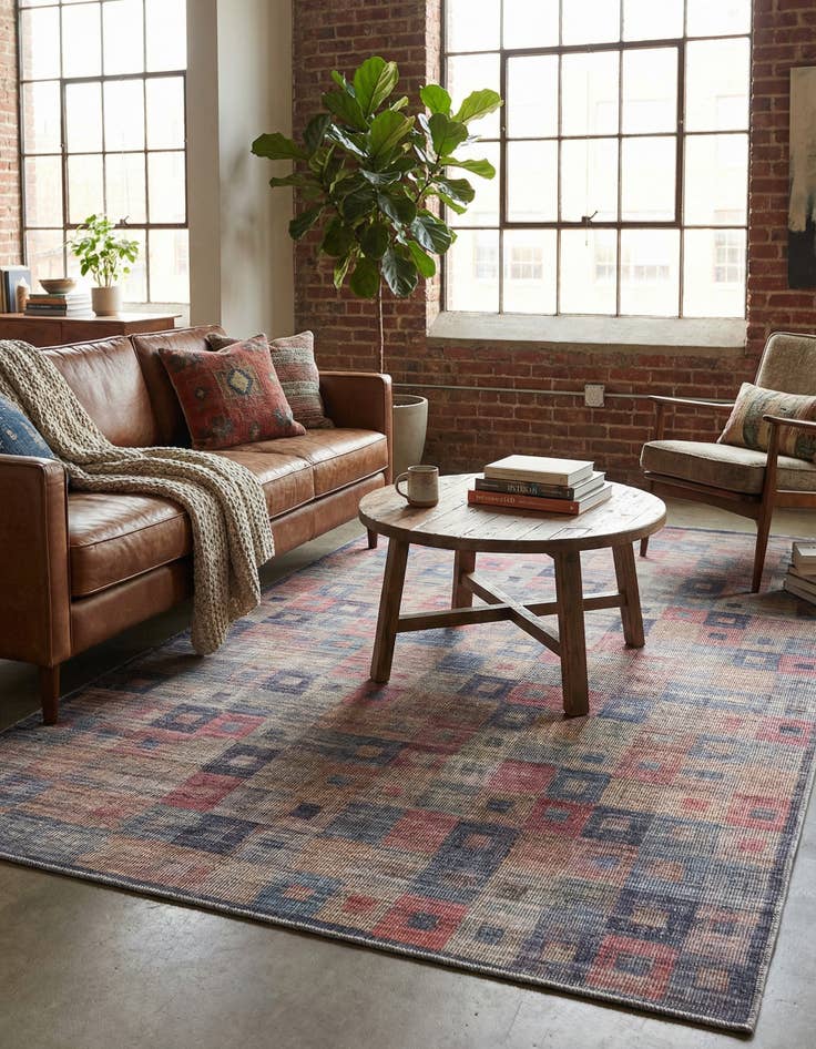 Detail image of 6' x 9'  Washable Sisu Rug