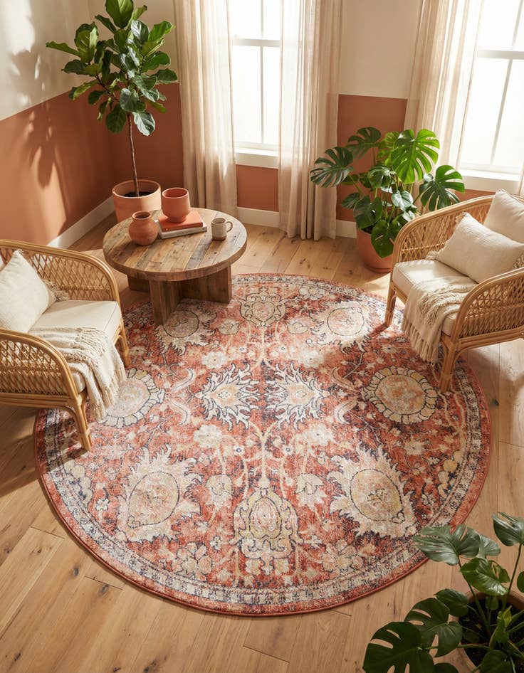 Detail image of 7' x 7' Lola Round Rug
