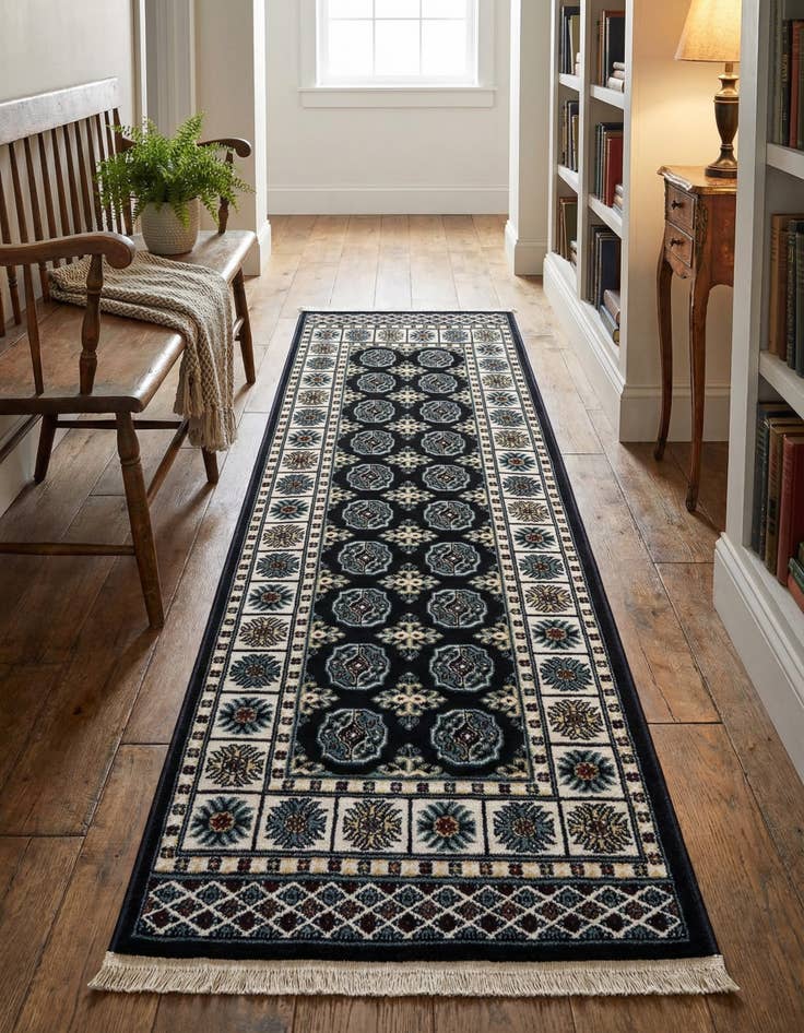 Detail image of 2' x 6' Nain Design Runner Rug