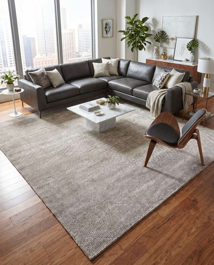 10' x 10' WoolCraft Geometric Square Rug