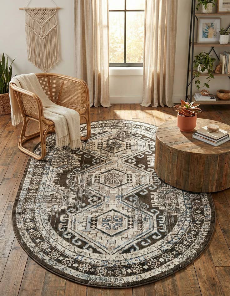 Detail image of 4' x 6' Charlotte Oval Rug