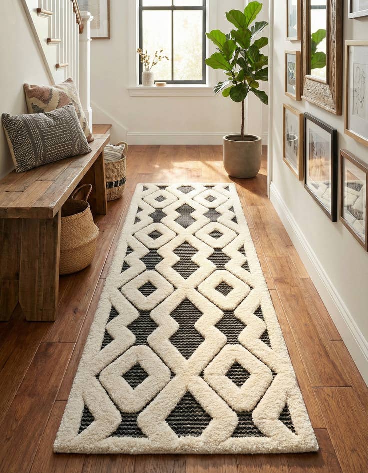 Detail image of 2' x 6' Prismatic Runner Rug