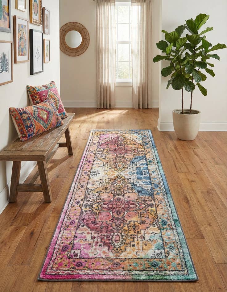 Detail image of 2' 2 x 6' Medina Runner Rug