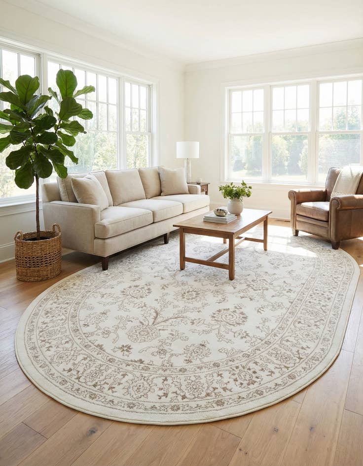 Detail image of 6' 1 x 9' Charlotte Oval Rug