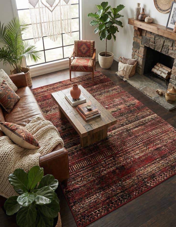 Detail image of 7' 10 x 11' Saturn Rug