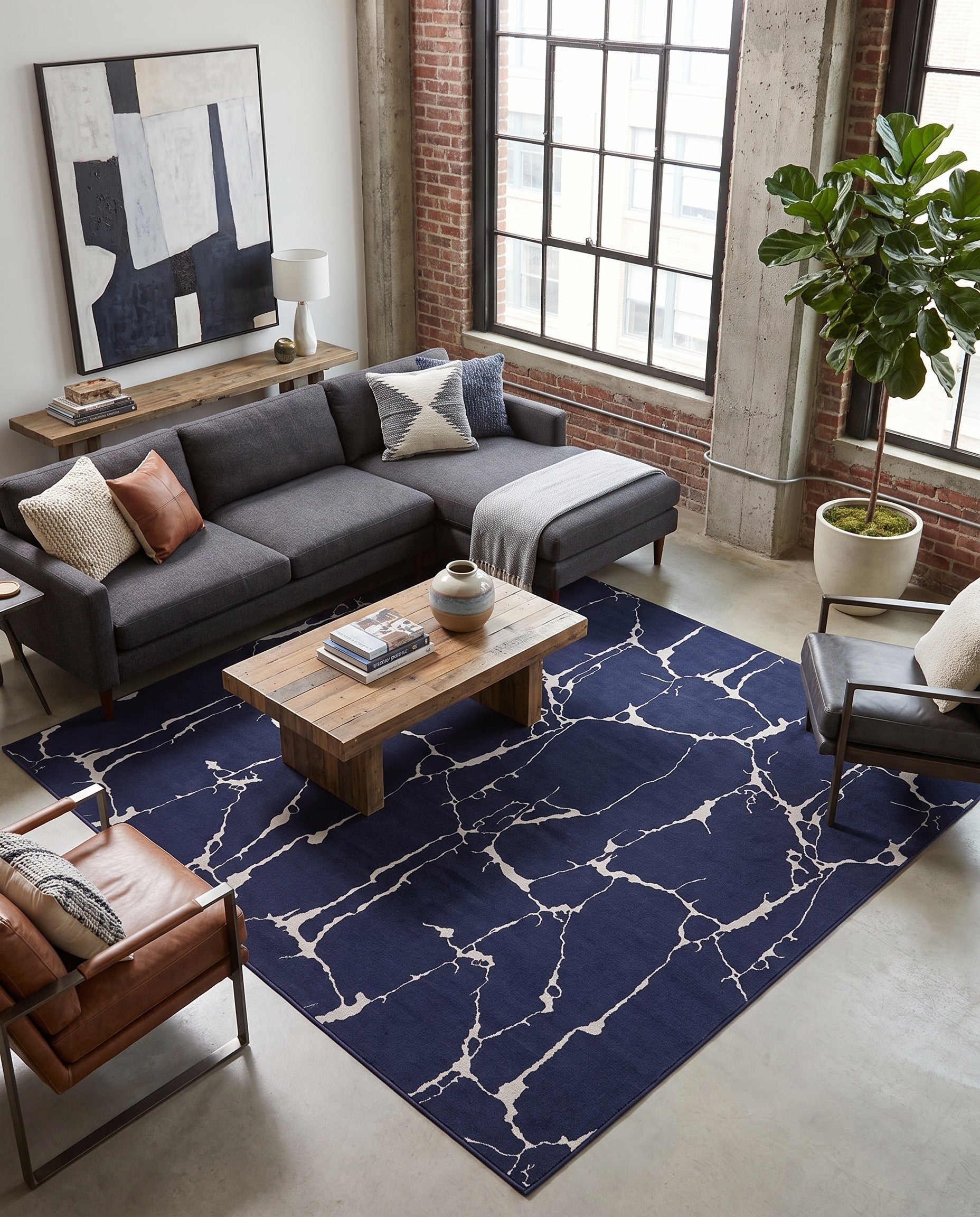 10' x 10' Vogue Geo Square Rug