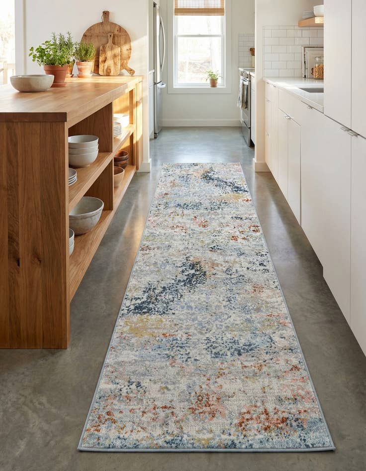 Detail image of 2' x 8' Kamala Washable Runner Rug
