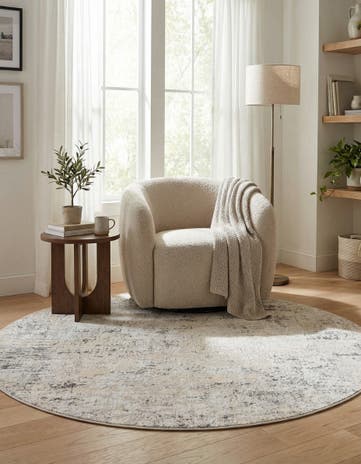 7' 10 x 7' 10 Caspian Round Rug