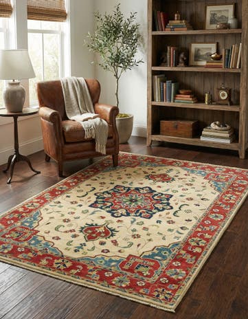 4' x 6' Hand Knotted Kazak Rug