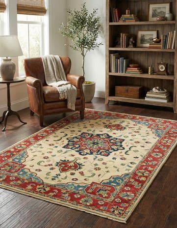 4' x 6' Hand Knotted Kazak Rug