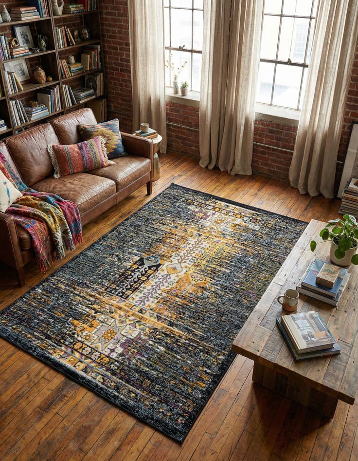 Detail image of 5' 3 x 8' Carrington Rug