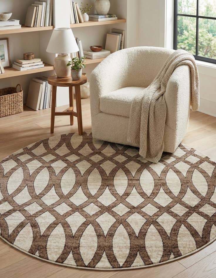 Detail image of 5' x 5' Himalaya Round Rug