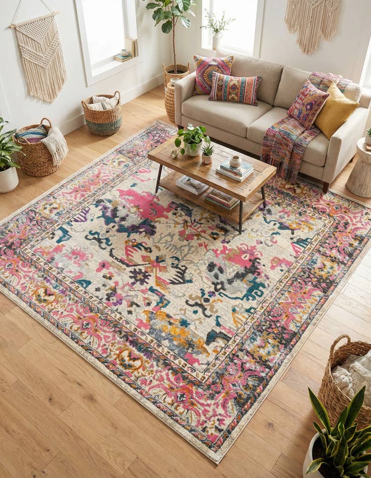 Detail image of 8' x 8' Delilah Square Rug