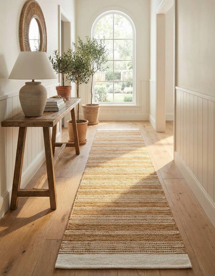 Detail image of 2' 7 x 12' Hand Woven Lariat Runner Rug