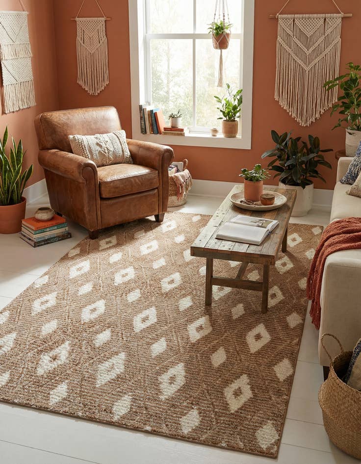 Detail image of 5' x 8' Sepia Rug