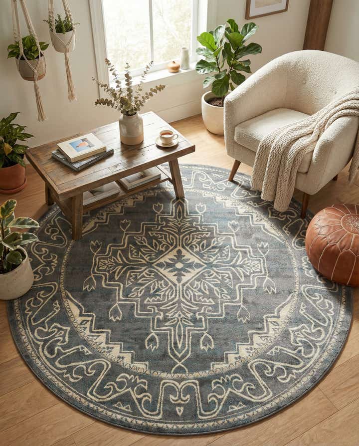 8' x 8' Delilah Round Rug
