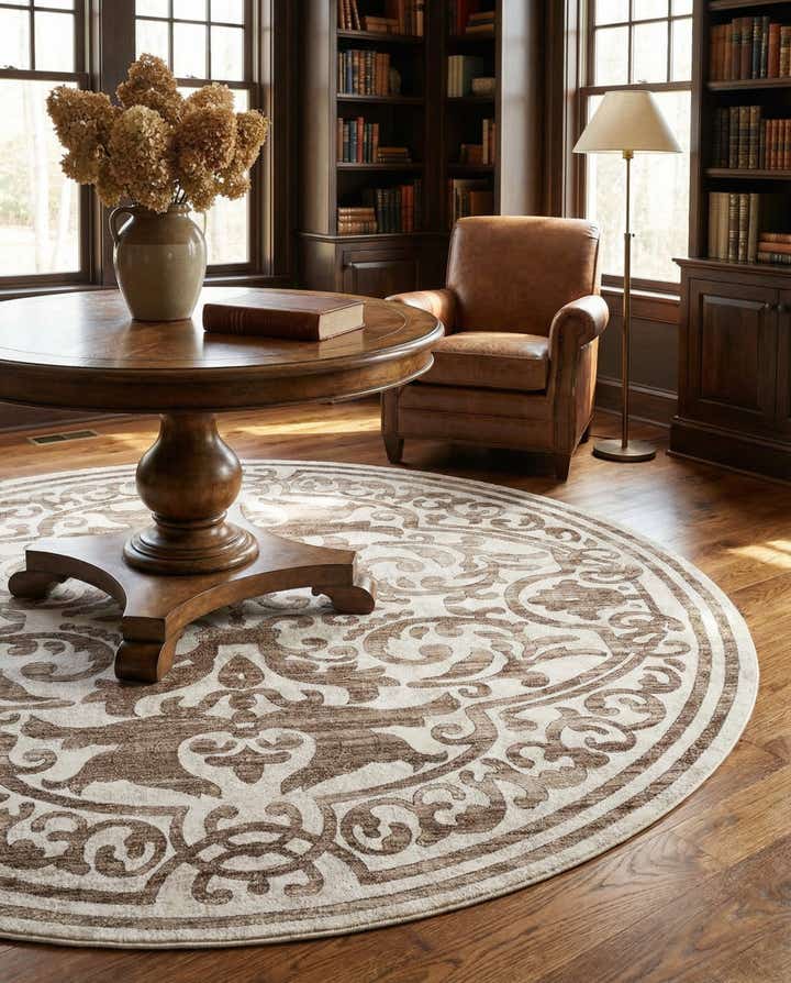 10' 8 x 10' 8 Hermitage Round Rug