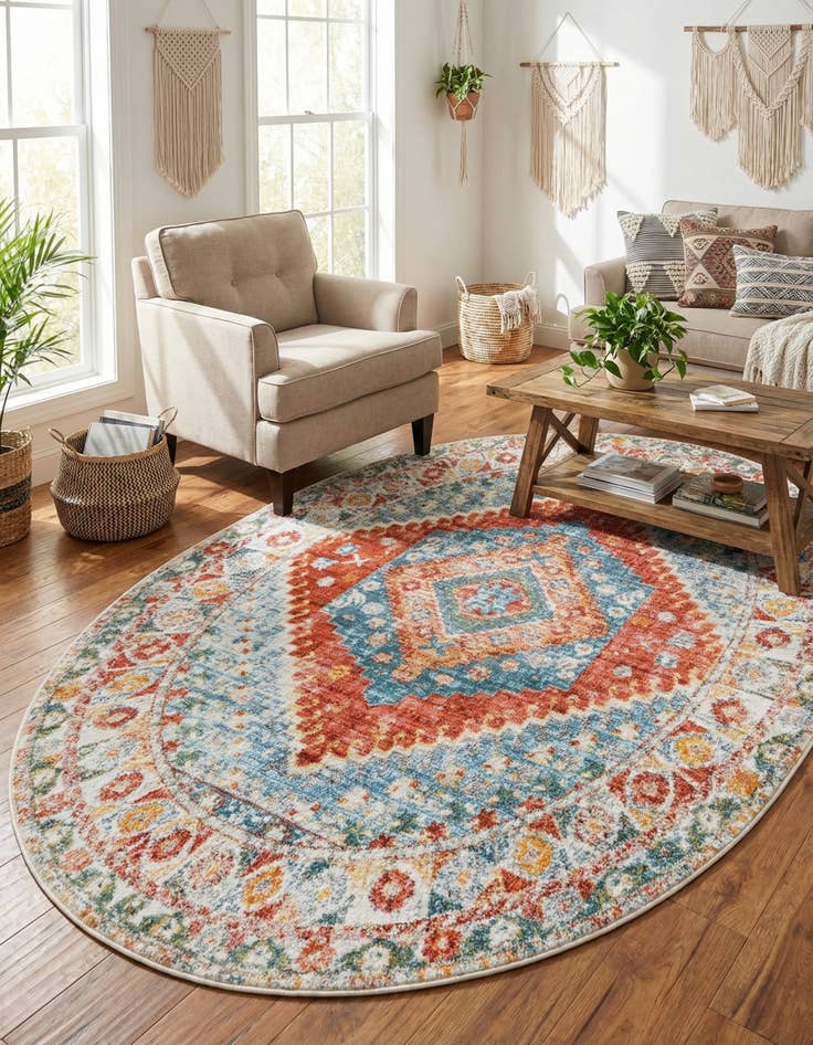 Detail image of 5' 5 x 8' Paragon Oval Rug