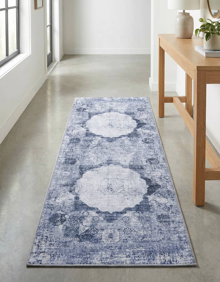 Detail image of 2' x 5' Washable Yara Runner Rug
