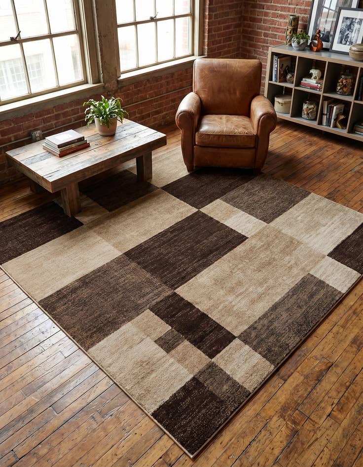 Detail image of 7' 10 x 7' 10 Equinox Square Rug