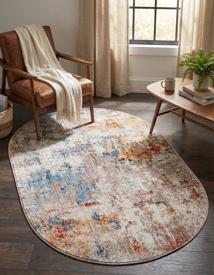 Detail image of 3' 3 x 5' 3 Andromeda Oval Rug