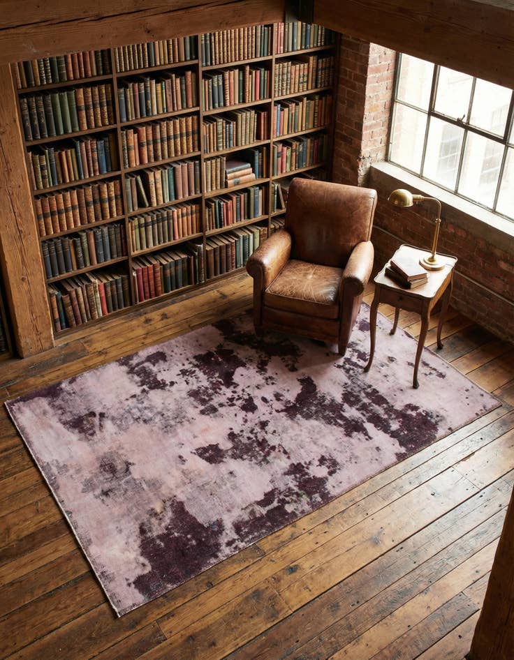 Detail image of 4' x 6' 3 Hand Knotted Ultra Vintage Persian Wool Rug