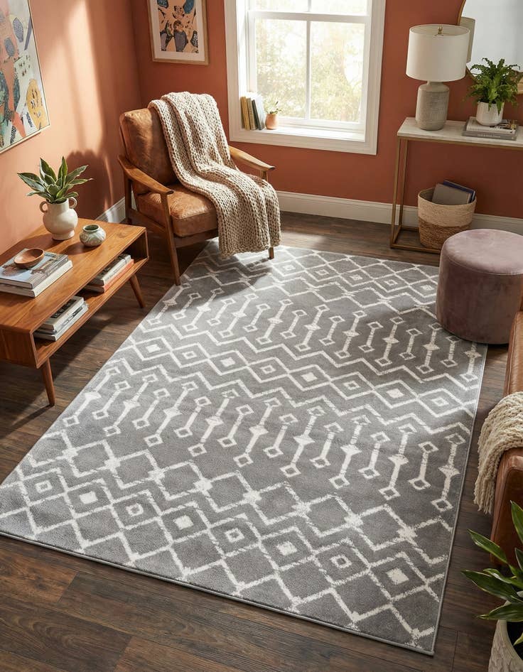 Detail image of 4' x 6' Kasbah Trellis Rug