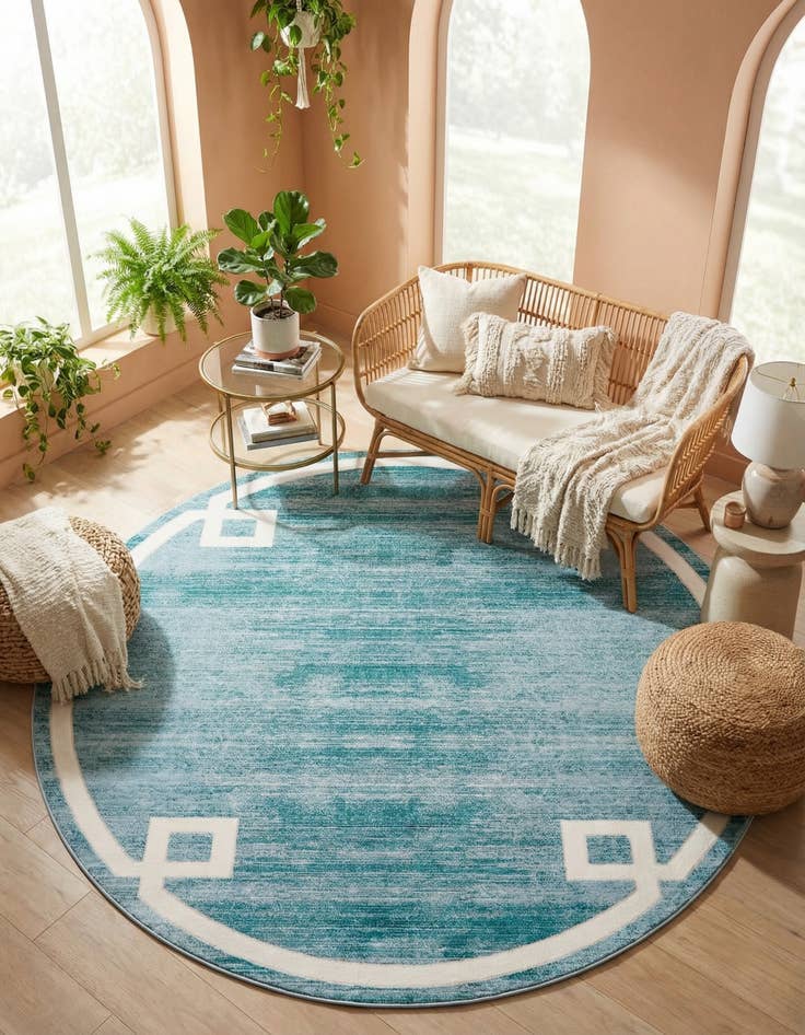 Detail image of 8' x 8' Uptown Lenox Hill Round Rug