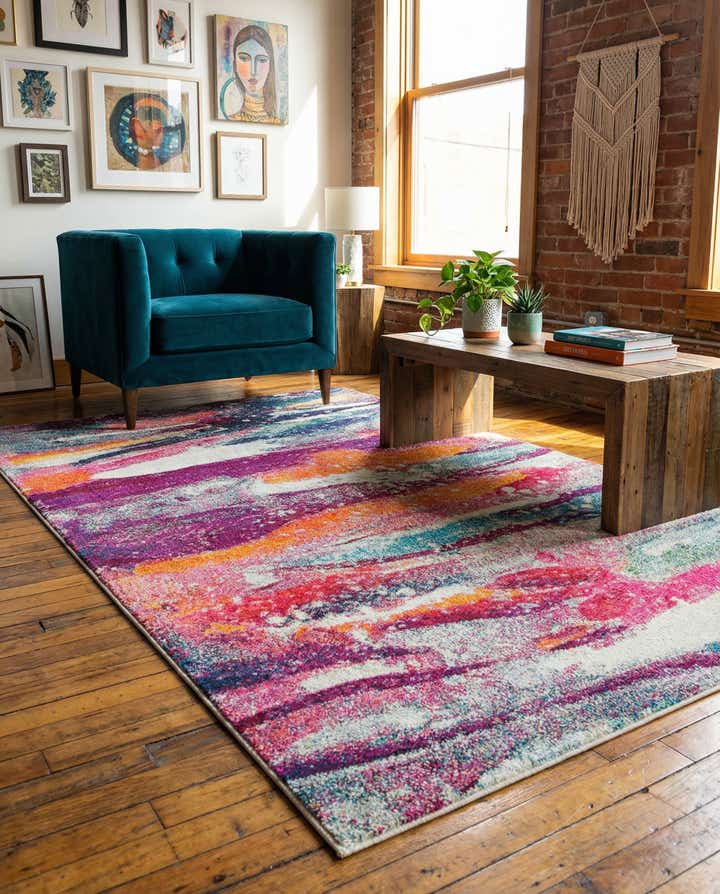 5' x 8' Washable Theia Rug
