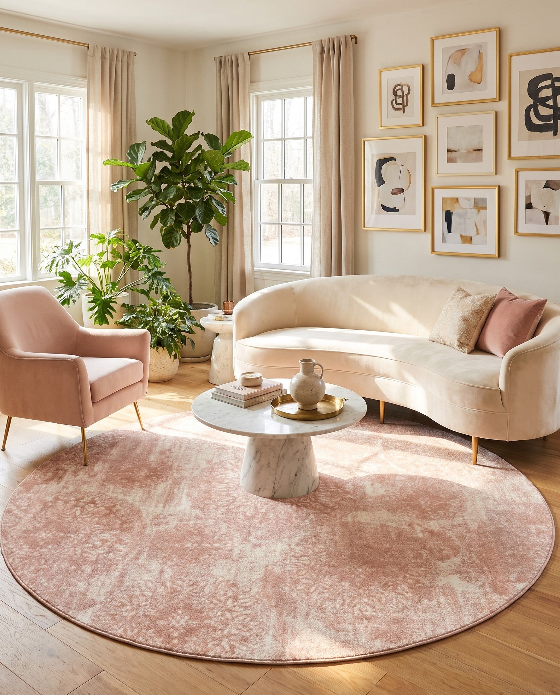 8' x 8' Monte Carlo Round Rug