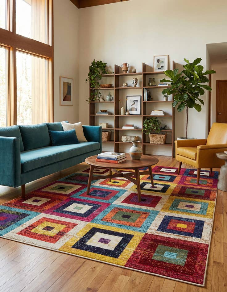 Detail image of 7' x 10' Washable Casablanca Rug