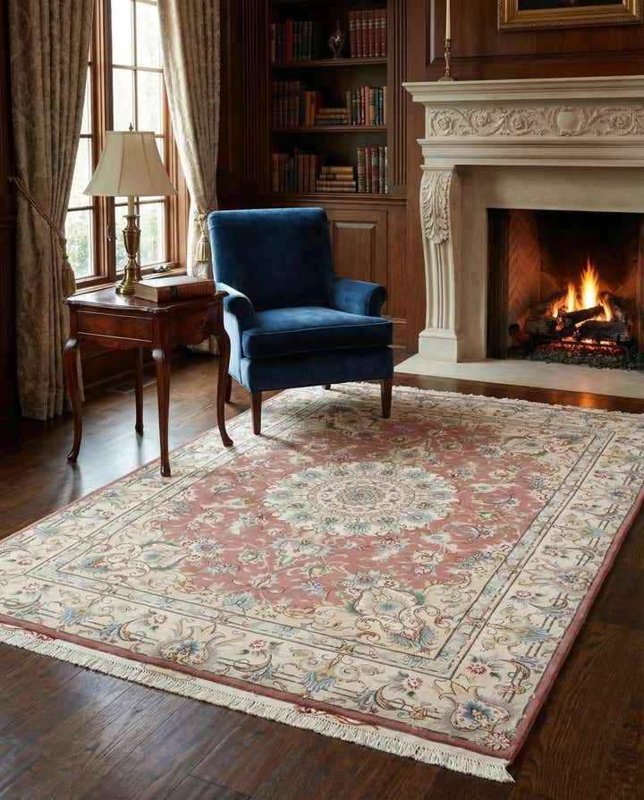 5' 1 x 6' 9 Tabriz Rug