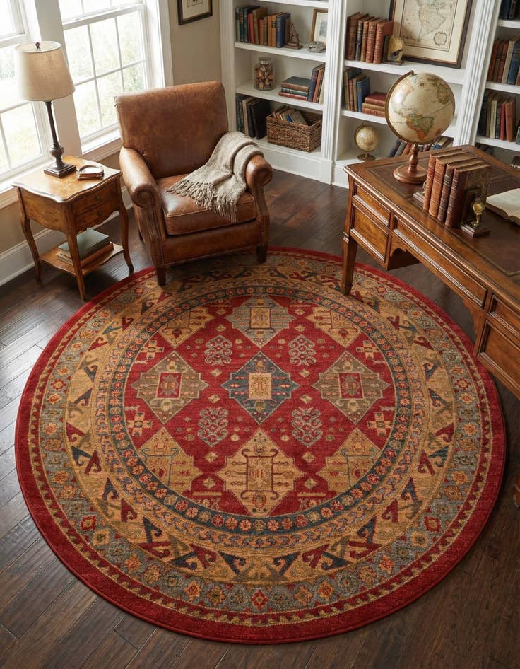 Detail image of 6' x 6' Sara Round Rug