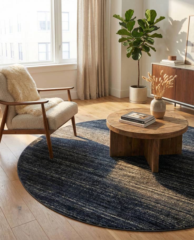 Detailansicht von 185cm x 185cm Uptown Madison Avenue Rund Teppich