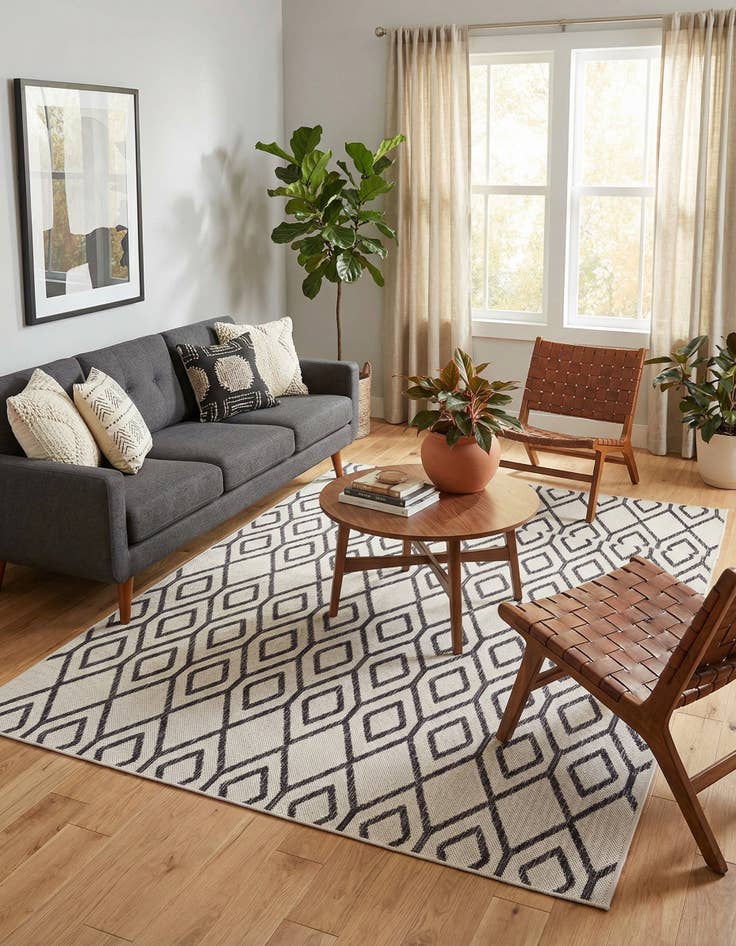 Detail image of 5' 3 x 8' Washable Jill Zarin Turks and Caicos Indoor / Outdoor Rug