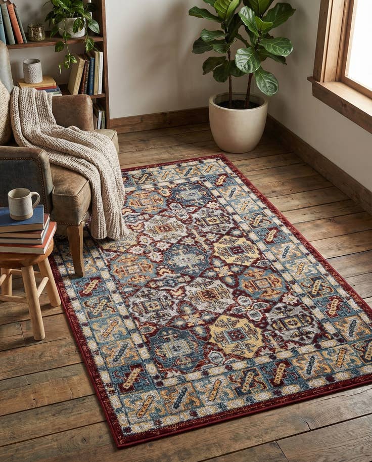 Detail image of 3' 3 x 5' 3 Kamala Washable Rug