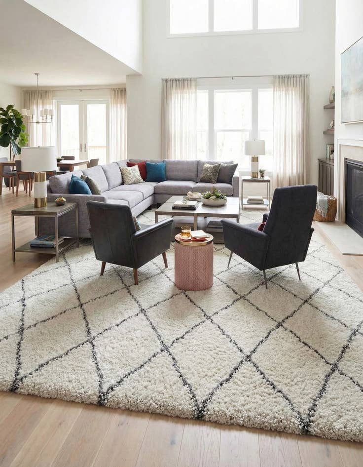 Detail image of 9' 10 x 14' Marrakesh Shag Rug