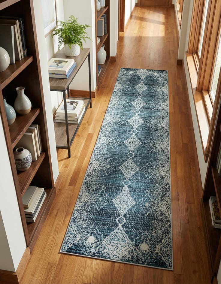 Detail image of 2' 7 x 12' Kamala Washable Runner Rug