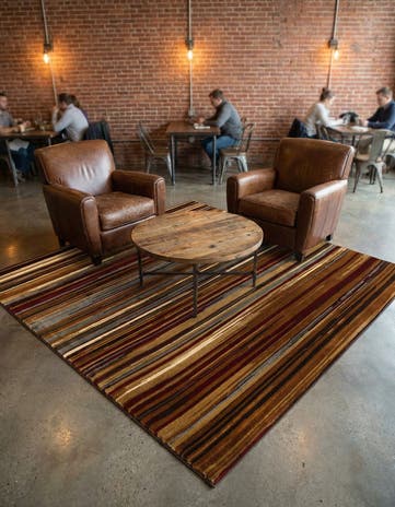 7' x 7' Cafe Square Rug