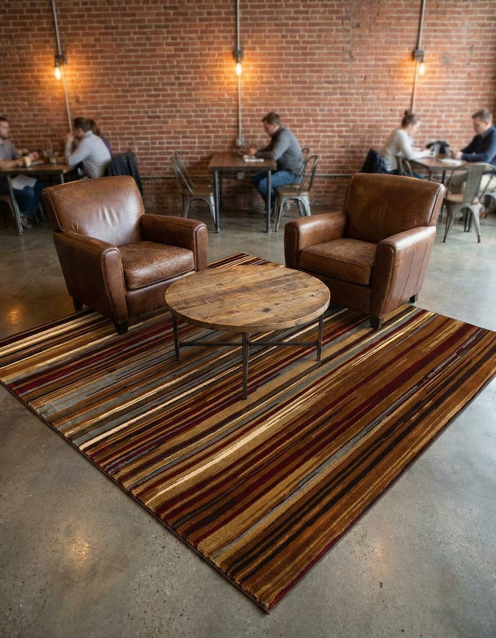 7' x 7' Cafe Square Rug